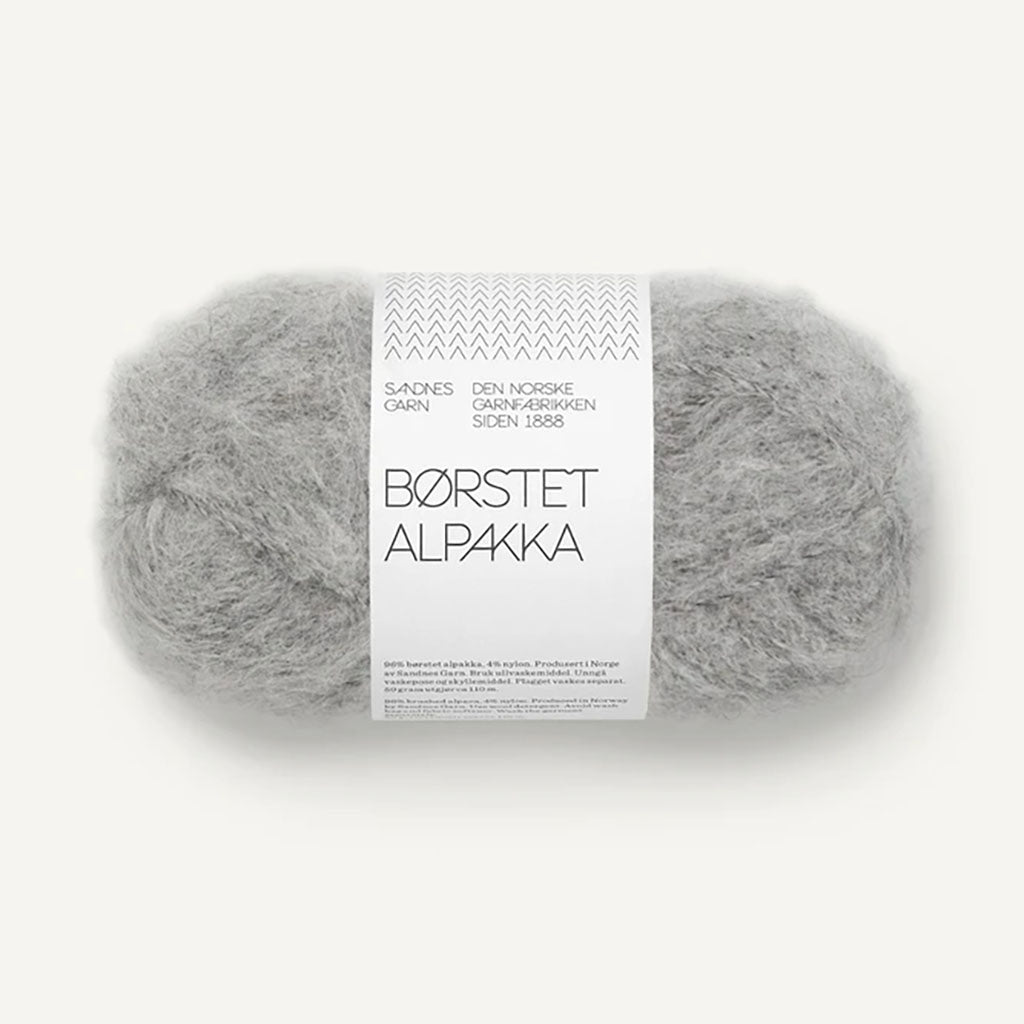 BØRSTET ALPAKKA 50G
