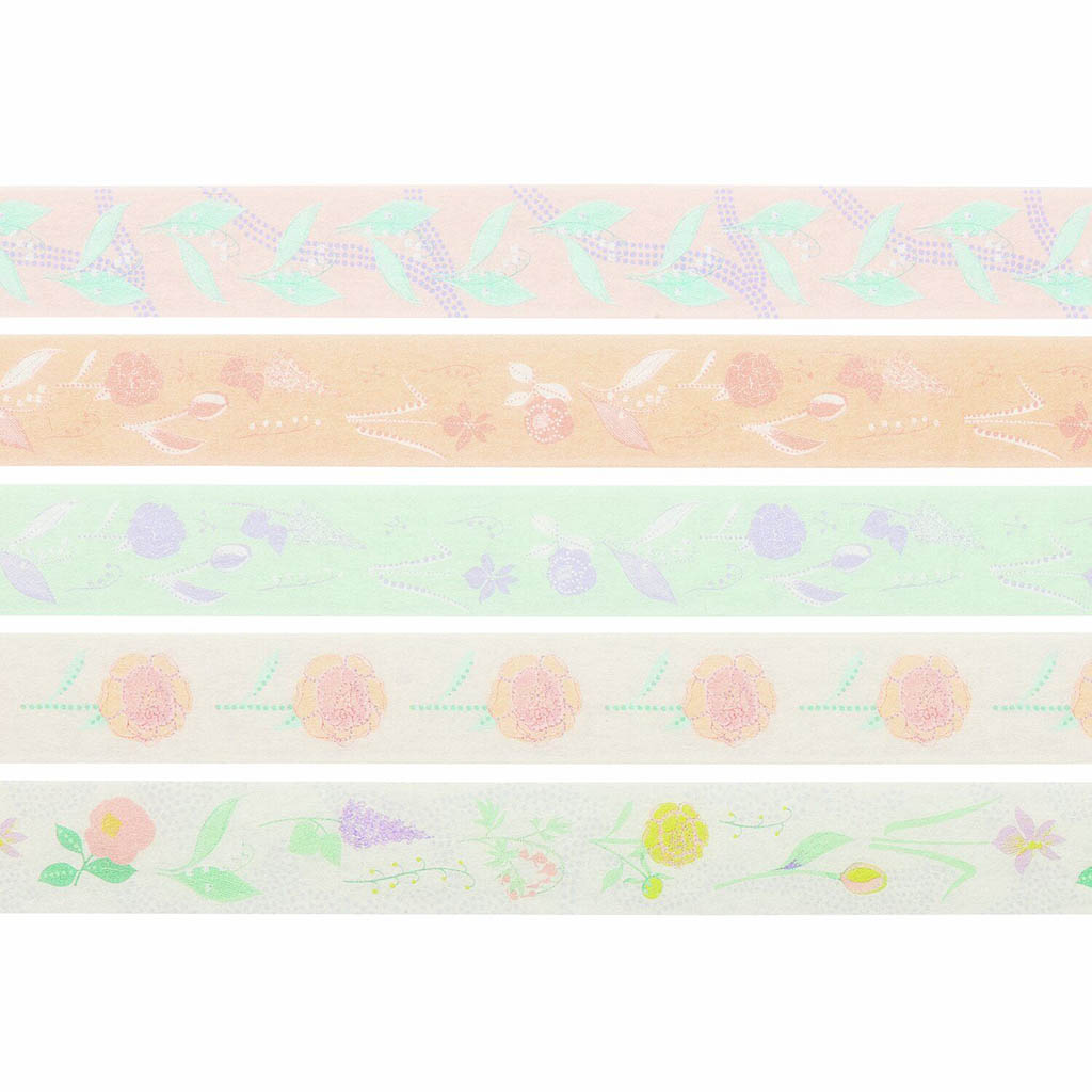 WASHITEIPPI 5KPL | PASTELLIKUKAT