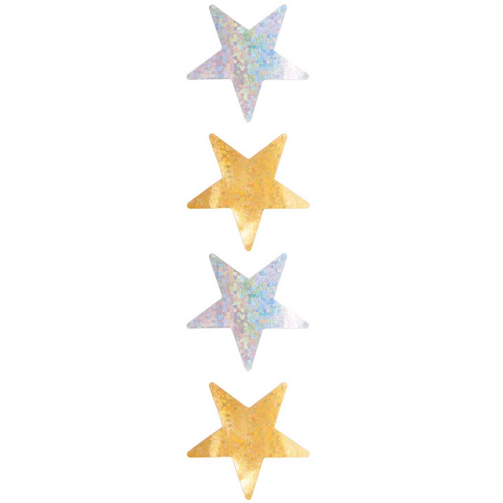 HOLOGRAMMITARRAT 120KPL - TÄHDET