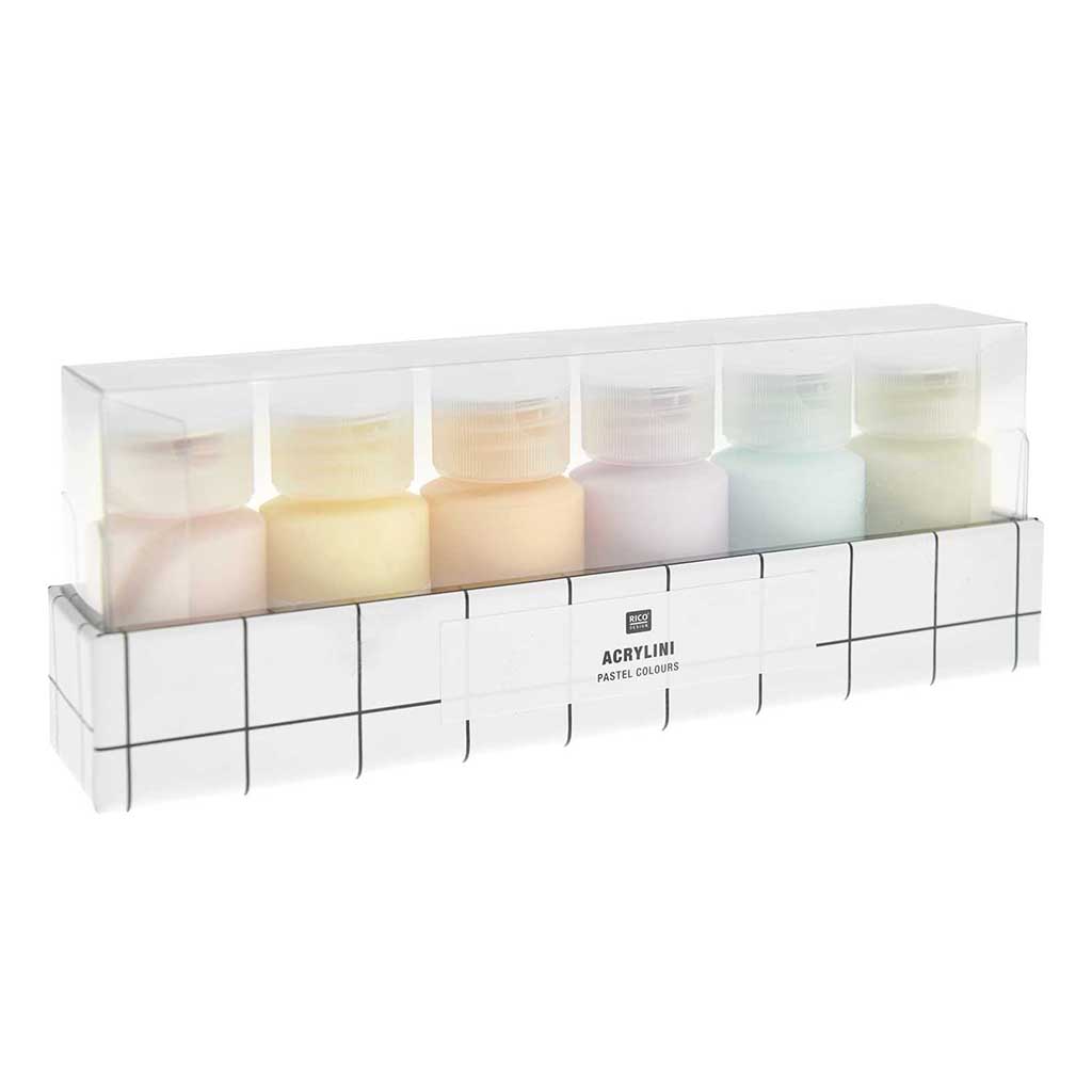 ACRYLINI -AKRYYLIVÄRILAJITELMA MATTA 6X22ML