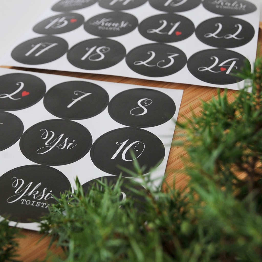 DIY JOULUKALENTERI | PUSSIT & TARRAT – NATUR