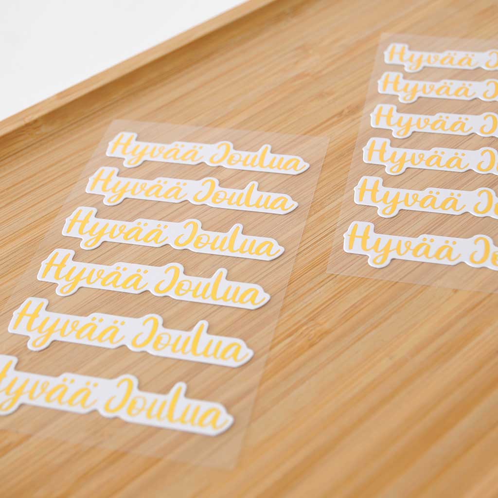 TEKSTITARRA | HYVÄÄ JOULUA – KULTAFOLIO