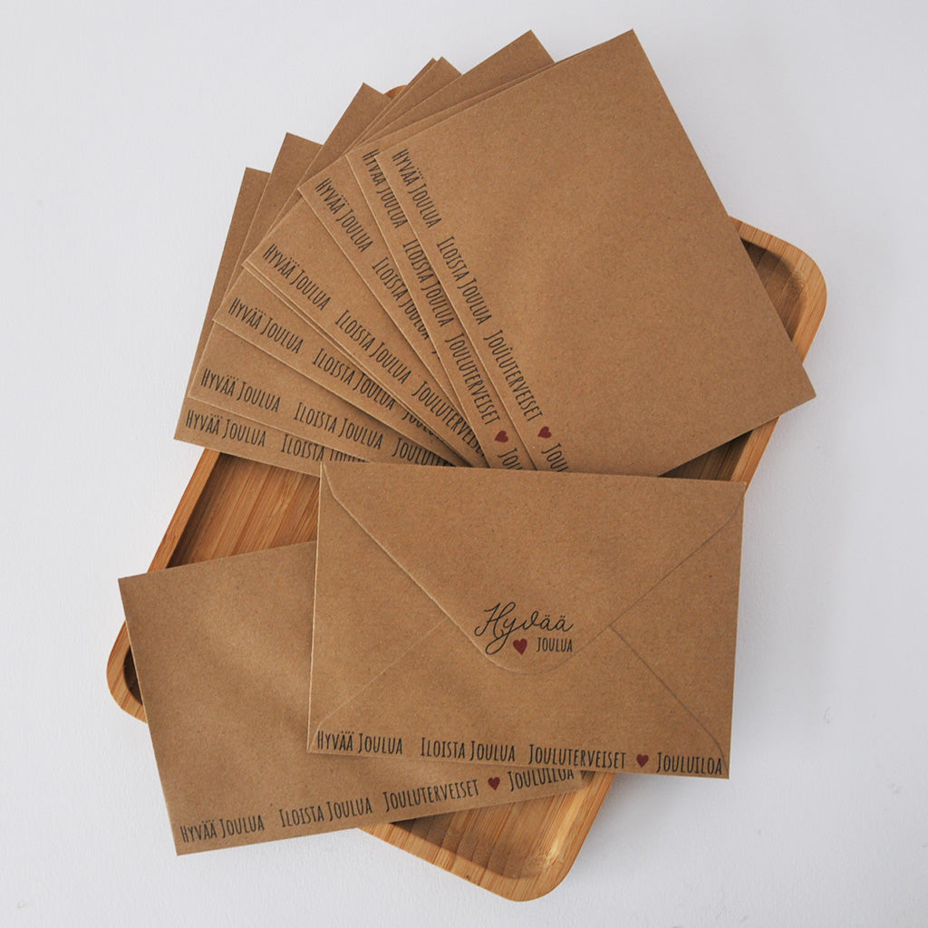 JOULUISAT KIRJEKUORET C6 10KPL