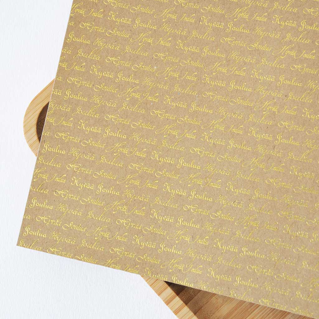 DESIGN -KARTONKI A4 5KPL | HYVÄÄ JOULUA