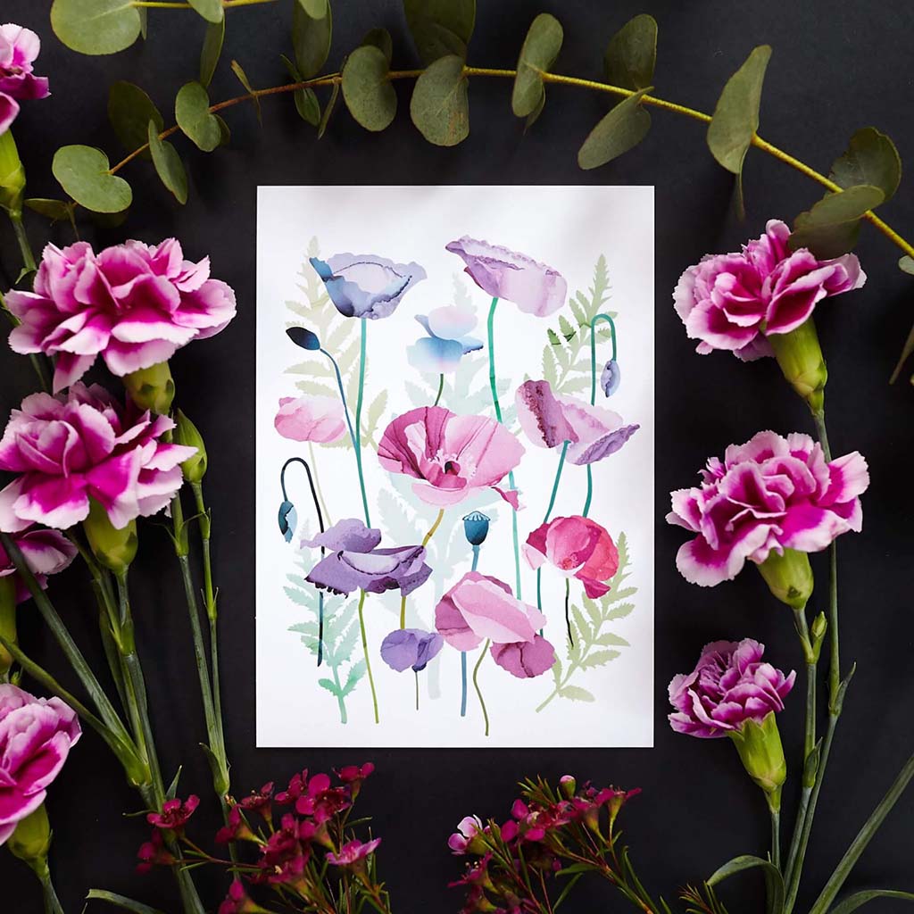 ONNITTELUKORTTI, UNIKOT PÄIVÄUNILLA | 1-OSAINEN