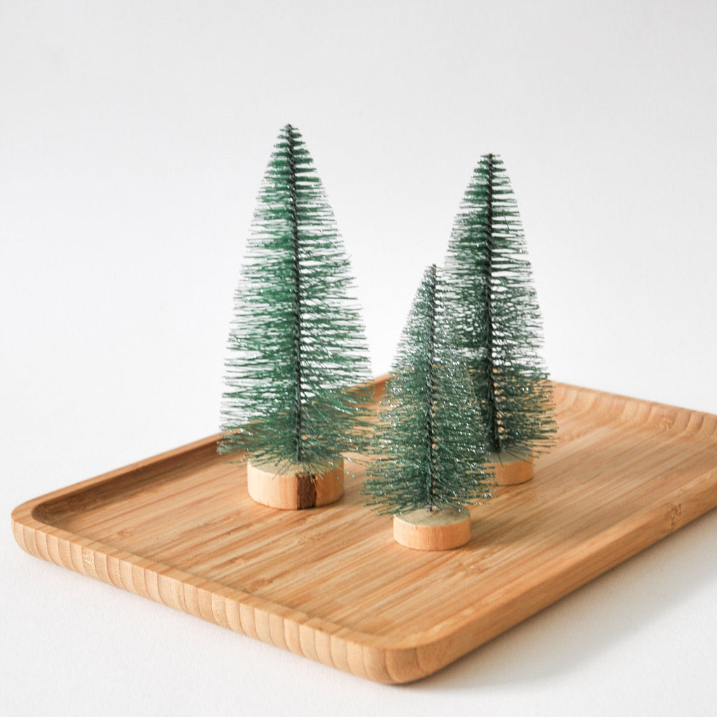 MINI | KUUSET GLITTERILLÄ 3KPL