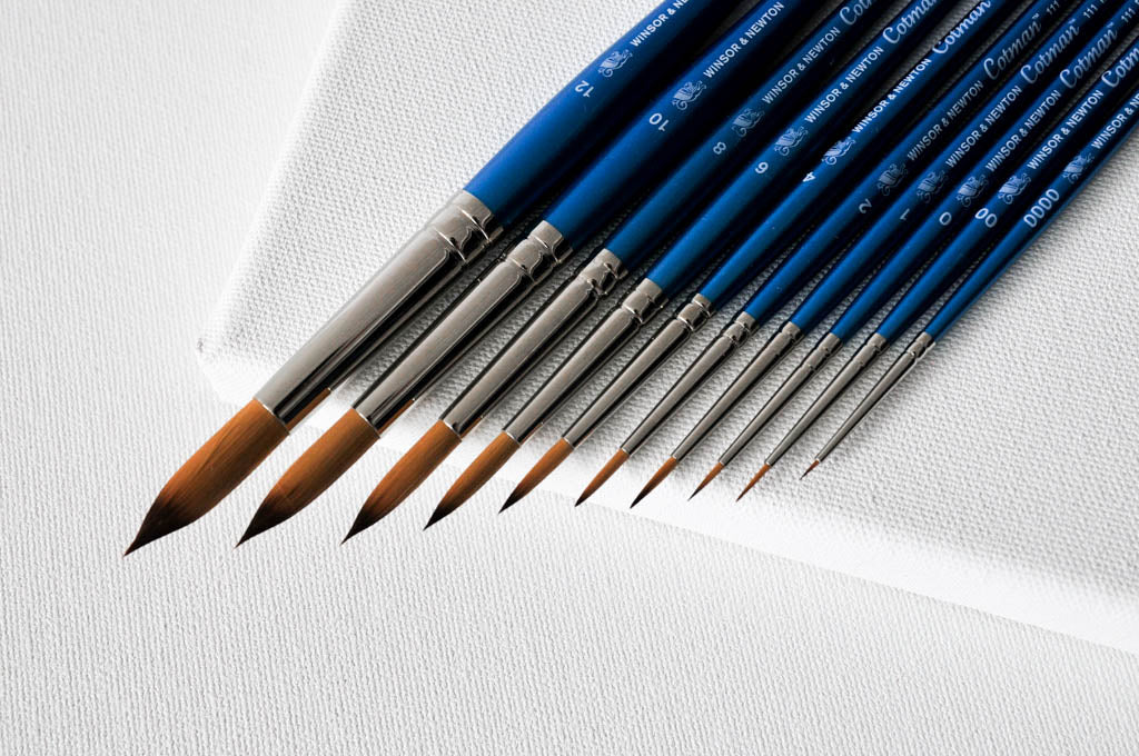 COTMAN 111 PYÖREÄ KEINOKUITU AKVARELLISIVELLIN | POISTUVA TUOTE