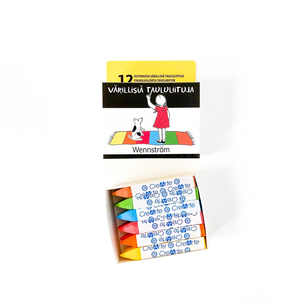 VÄRILLISIÄ TAULULIITUJA 12KPL, 6 VÄRIÄ