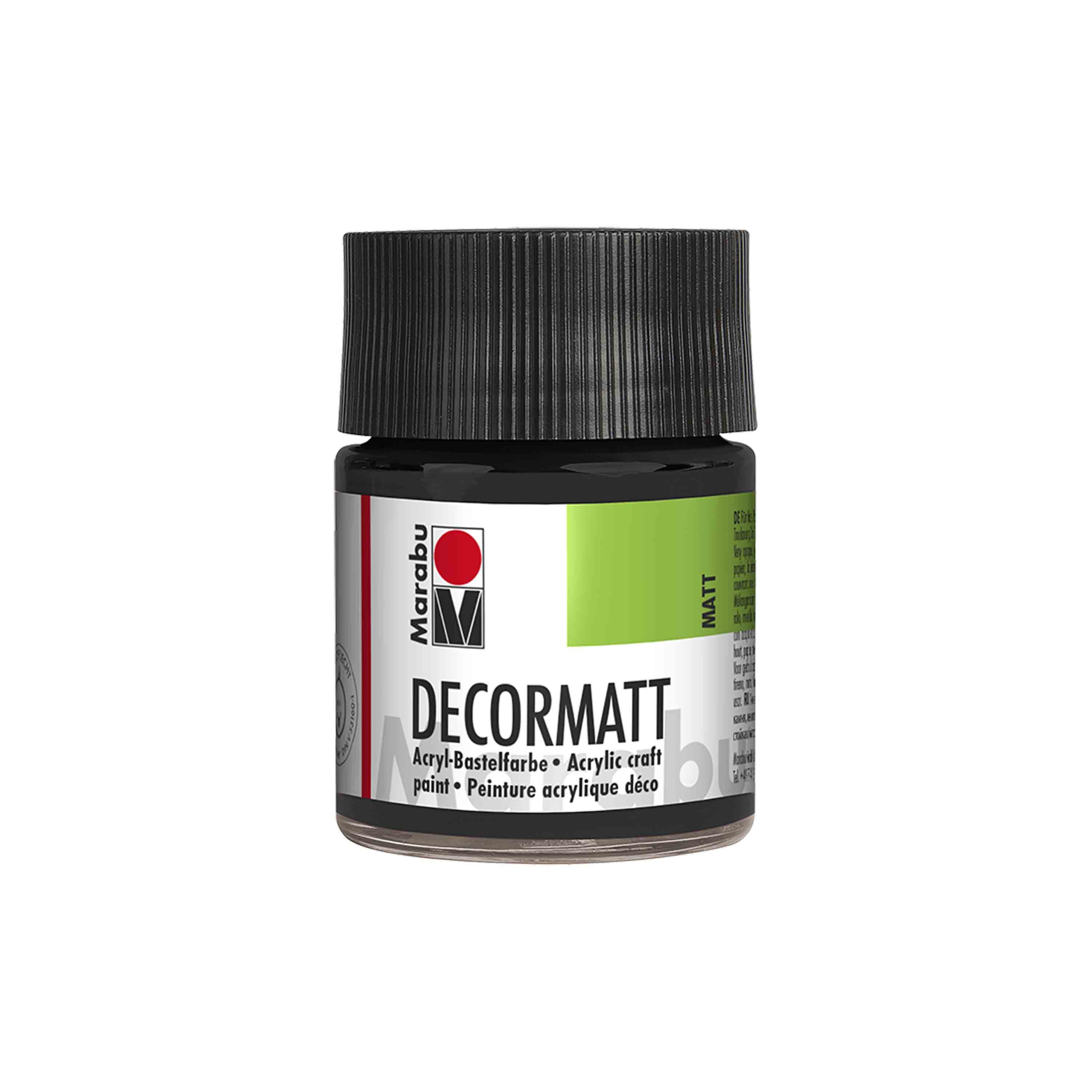 DECORMATT -AKRYYLIVÄRI MATTA 50ML