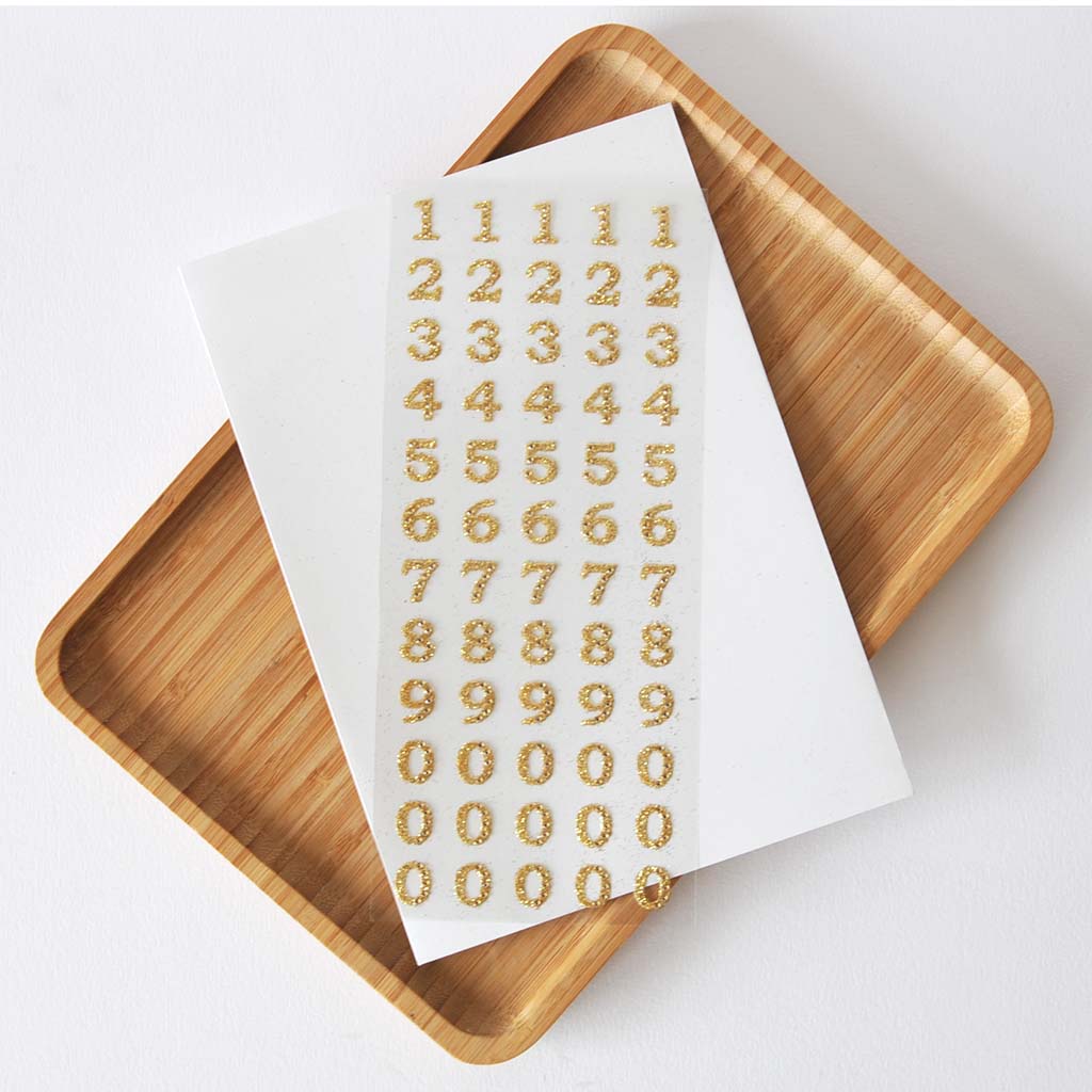 GLITTERNUMEROT | KULTA