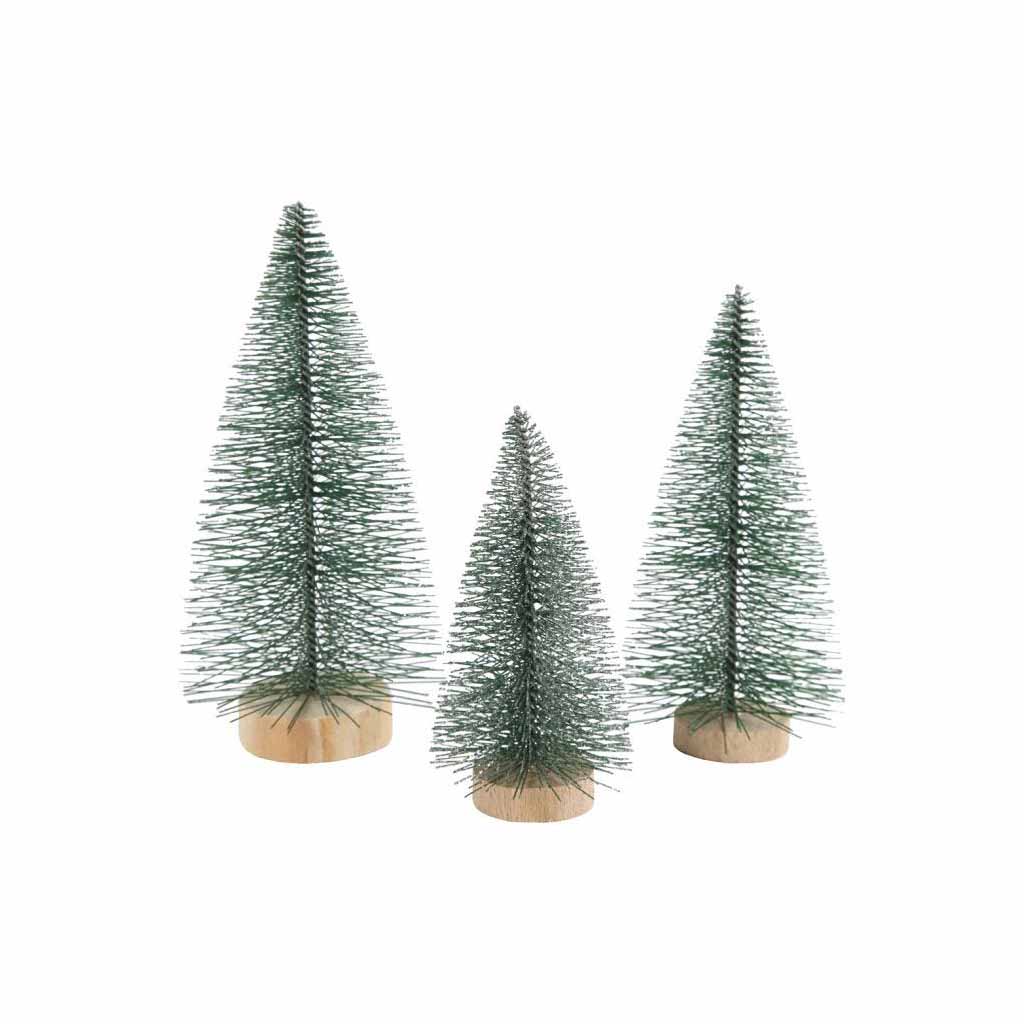 MINI | KUUSET GLITTERILLÄ 3KPL