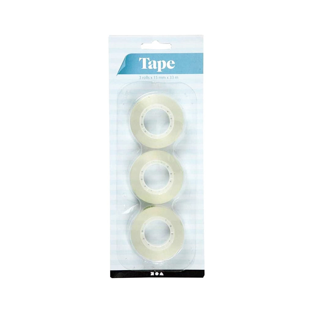 TEIPPI 15MM 33M, 3 RULLAA