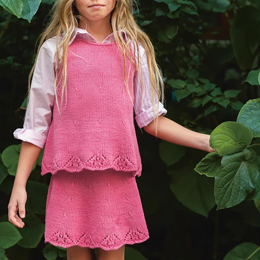 NEULEOHJE | AUGUSTIN SINGLET & SKIRT JUNIOR – 2405 NR. 6A & 6B