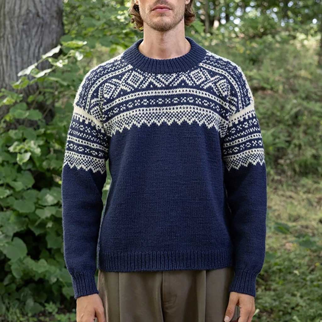NEULEOHJE | MARIUS SWEATER FOR A MAN – 2410 NR. 3