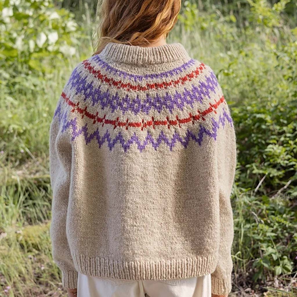 NEULEOHJE | POLAR-LIGHT LADIES SWEATER – 2410 NR. 7