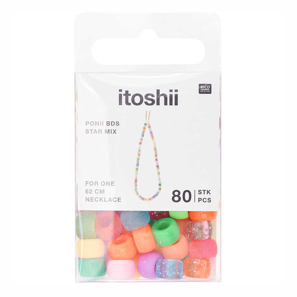 PONII BEADS, HELMET 80KPL