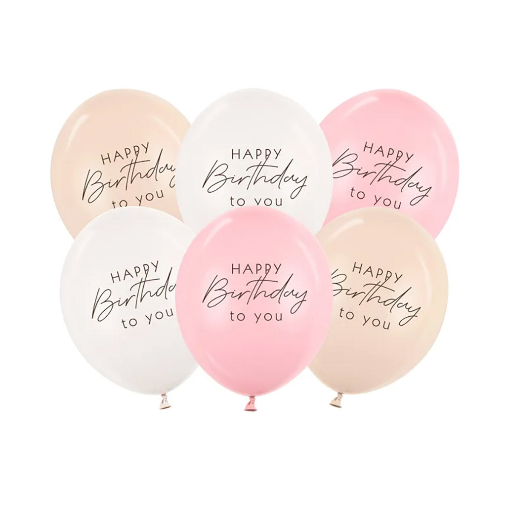 ILMAPALLOLAJITELMA 6KPL | HAPPY BIRTHDAY