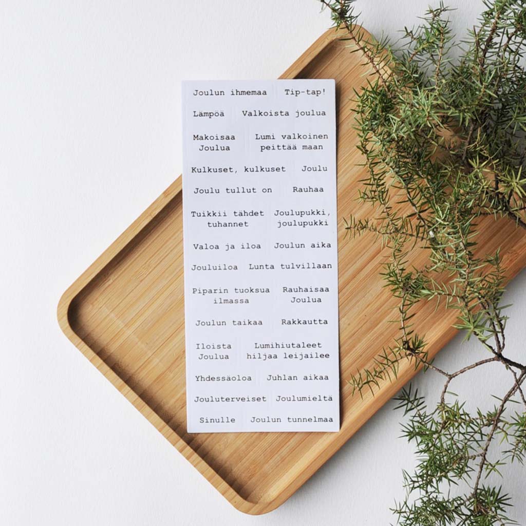 TEKSTITARRAT | JOULUSANONNAT