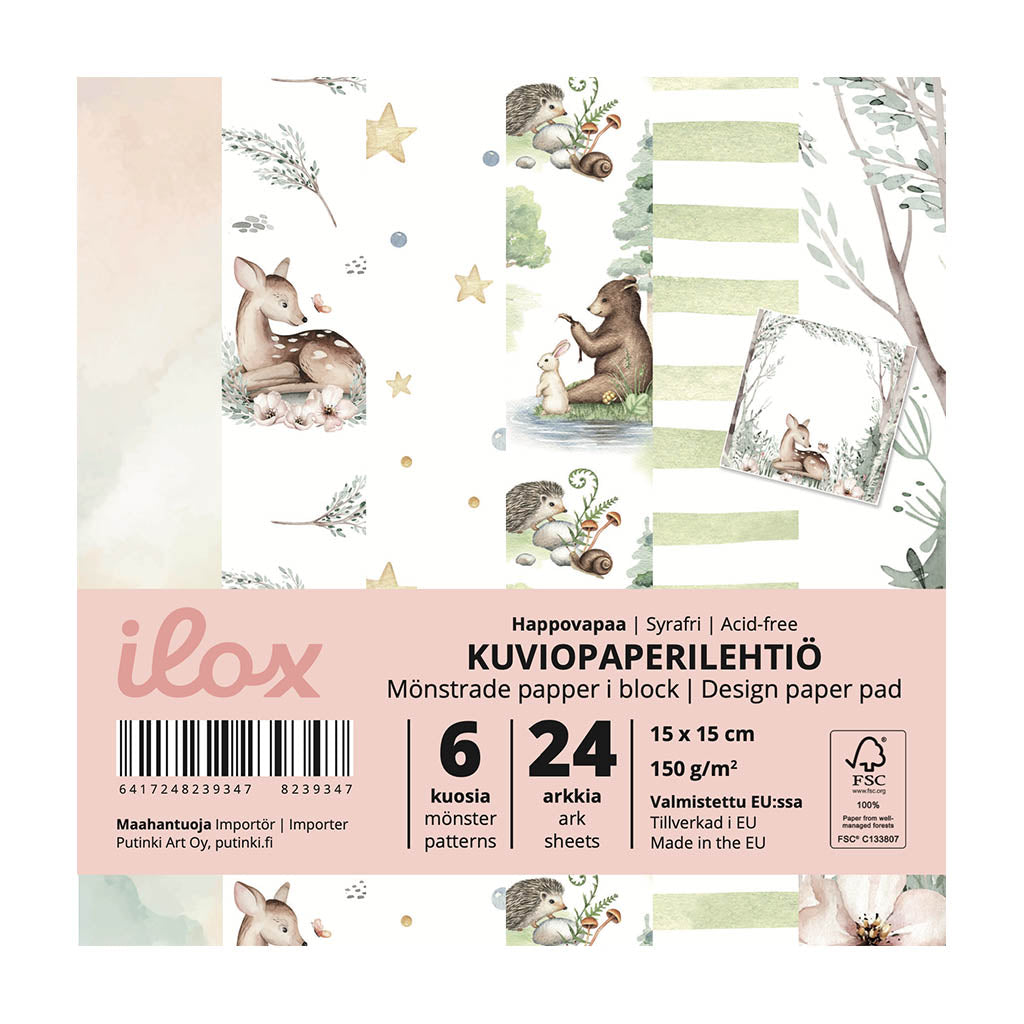 KUVIOPAPERILEHTIÖ | METSÄN ELÄIMET
