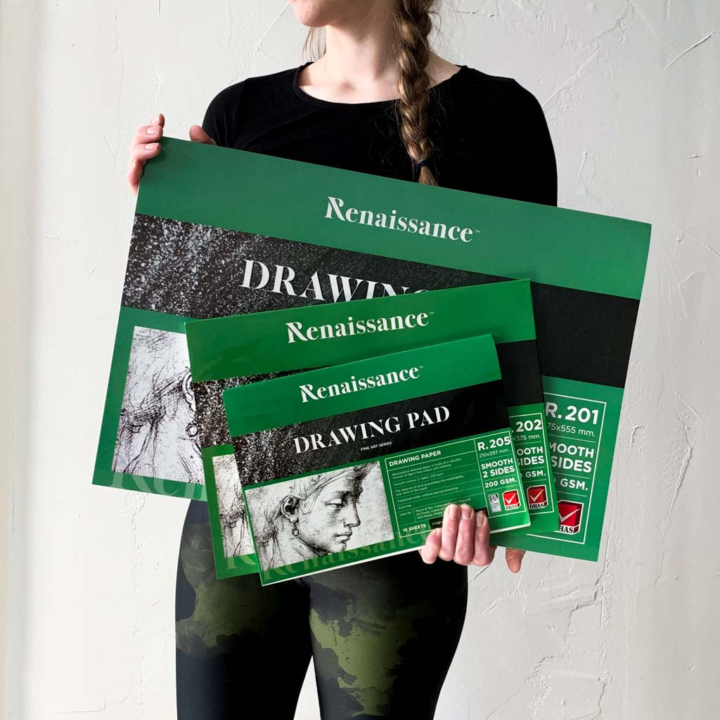 DRAWING PAD -PIIRUSTUSLEHTIÖ 200G