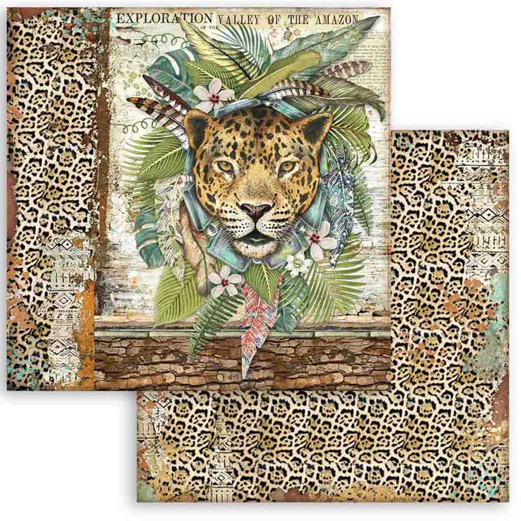 SCRAPBOOK -PAPERI 30×30CM, JAGUAR